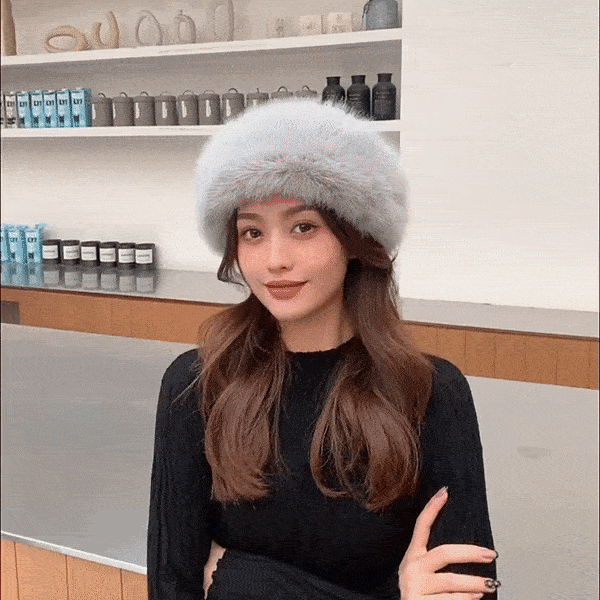 Warm Chic Faux Fur Winter Hat