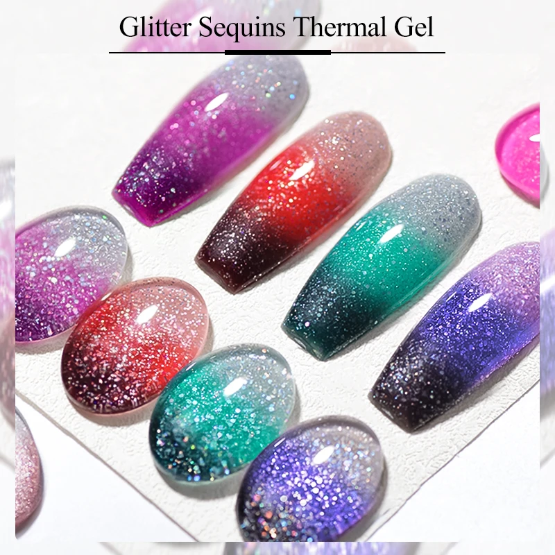 Glitter Thermal Gel Polish